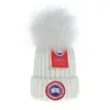 Designer bobble hat luxe monxclair beanien dames heren motorkap winterhoed Garen geverfd geborduurd pet Katoen cappello Mode Straathoeden Hoge kwaliteit G5