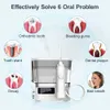 Andra orala hygien orala irrigatorer USB -laddningsbara 10 nivåer Vattenflossare bärbar tandvattenstråle 600 ml Vattenbehållare Hushållstandrenare 231120