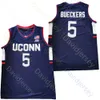 2024 Final Four 4 Patch UConn Huskies Basketballtrikot NCAA College Cam Spencer Alex Karaban Tristen Newton Donovan Clingan Stephon Castle Samson Diarra Sanogo