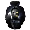 Men's Hoodies Halloween Horror Killer 3d Print Men/Women Hoodie Casual Oversized Pullover Fashion Sweatshirt Trend Tops Men Clothing