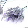 Decorative Flowers 7 Branches Foxtail Lagurus Artificial Lavender Autumn Home El Decoration Wedding Bridal Bouquet Fake