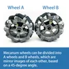 DIY Mecanum Wheel Car Kit med Metal Chassis TT Motor Smart Robot 4WD Omnidirectional Car Education Project med Speed ​​Encoder för Arduino/Microbit/Raspberry Pi