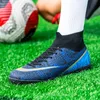 Chaussures de sécurité bottes de Football pour hommes cinq côtés Football professionnel enfants crampons de gazon chaussures de Sport d'entraînement d'herbe 231120