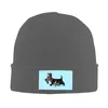 Berets scottie psy czapka czapka unisex zima ciepła maska ​​femme czapki dzianiny narciarstwo scottish terrier czapki czapki dla mężczyzn kobiety