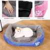 kennels pens Large Square Nest S-3XL Pet Large Dog Bed for Small Medium Dogs Soft Fleece Nest Big Dog Sofa Bed Winter Warm Cat House for Pet 231120