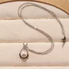 Ensemble de pendentifs en perles de mode, ensemble de deux pièces avec épingle d'oreille en argent Sterling plaqué cuivre Mantou de 7 à 8mm, TBB46
