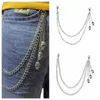 Belts Tassel Skull Waist Chain Goth Multi-layer Gothic Key Chains Zinc Alloy Female