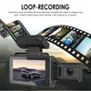 Videocamera DVR per auto da 3 pollici HD 1080P Dash Cam 170 ° Visione notturna grandangolare Videocamera per auto con registrazione in loop Videoregistratori con G-Sensor A88