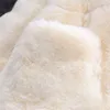 Куртки Зимняя одежда для маленьких девочек Флисовое пальто из искусственного меха Теплая куртка Рождественский зимний комбинезон Верхняя одежда с капюшоном 210Y 231121