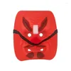 Party Supplies Plastic Tengu Long Nose Mask Horror Japanese Warrior Halloween Festive Holiday Cosplay Kit