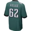 Football Jersey Jalen Hurts 1 Brown 11 Jason Kelce 62 Devonta Smith 6 Swift 0 Slay Jr 2 Carter 98 Cunningham 12 Kelly Green Black Home Green Men's S-XXXL Stitched Jerseys