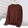 Men's Sweaters Top Grade 10% Goat Cashmere Tees Autumn Classic Solid Jumper Long Sleeve Thin Sweater Pullover Sheep Wool Clothes