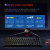 Keyboards REDRAGON Sion K653 RGB USB Mini Slim Ultra-Thin Designed Wired Mechanical Gaming Keyboard Red Switch 94 Keys for Compute PC Q231122