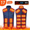 Herenvesten 151721 Zone tanktop USB-jas Winter Zwart S3XL 231120