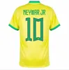 2024 BraziL VINI JR Soccer Jerseys Copa America Cup NEYMAR RODRYGO MARTINELLI Team Football ShirtHome Away Player Version Men Kids Kit Sets