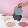 Tapetes de mesa Silicone Isolle Plate Plato de mesa de mesa de tabela Mat Bot Pad isolada Bowl Placemat Cup Hexagon