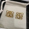 Mode letters Oorbellen Voor Vrouwen eenvoudige stud oorbel Luxe Designer Sieraden gouden aretes Mannen Oorbellen Met Doos ontwerpers Accessoires schoonheid