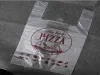 wholesale Boîte à pizza en plastique sacs d'emballage gâteau cadeau à emporter boîte à biscuits biscuits à emporter boucle à main 400pcslot ZZ