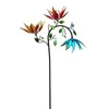 Decorazioni da giardino Grandi girandole a vento in metallo Mulino a vento per cortile e giardino 180 cm Decorazione artistica per esterni Mulino a vento da giardino Decorazione colorata Dropship 231120