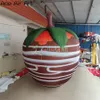 Funny Inflatable Strawberry Chocolate Cup Oval Model Candy For Festival Event Party Decoration