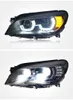 Faro dell'auto Tutti i LED per BMW Serie 7 F01 F02 2009-20 15 Indicatori di direzione Laser Style Sostituzione DRL Luci diurne