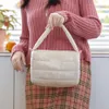 Avondtassen Gewatteerde schoudertas voor dames Katoenen gewatteerde crossbodytas Winter Puffy Messenger Bag Causale handtas Tote Bag Vrouwelijke shopper 231121