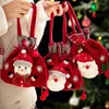 Christmas Decorations 50pcs Gift Bags Candy Packaging Essentials Tote Children Birthday Party