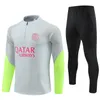 Nieuwe 2023 2024 psgES mannen en kinderen voetbal trainingspak jersey maillot kit Parijs mbappe heren voetbalshirts training trainingspakken jas chandal survetement voet