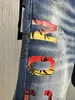 DSQ PHANTOM TURTLE Jeans Men Jean Mens Luxury Designer Skinny Ripped Cool Guy Causal Hole Denim Fashion Brand Fit Jeans Man Washed Pants 20392