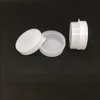 10ML White Plastic Cosmetic Smaple Jar 34x17MM 10Gram Size Cream Empty Bottle Mask Containers Jars Small Pot Musdt