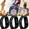 MNWT pulsera deportiva reloj inteligente mujeres hombres actividad física rastreador de ritmo cardíaco pulsera de presión arterial para Android iOS