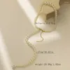 Choker French Retro Imitation Pearl Necklace Women's Small and Exquisite clavicle chain smycken grossist