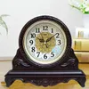 Table Clocks Living Room Clock Retro Quiet Classic Desktop Study Bedroom Office TV Cabinet Decoration Household Items