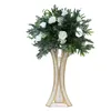 Feestdecoratie hoog metalen en acryltafel bruiloft middelpunt bloemstandaards arrangement