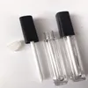 25 ml vide carré brillant à lèvres tube en plastique transparent rouge à lèvres baume à lèvres bouteille conteneur avec couvercle noir pour pinceau à lèvres pour voyage et usage domestique Krtqj