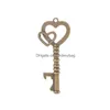 Openers vintage sleutel dubbele hartflesopener hanger bier festival souvenir cadeaubrong voorkeur lx4654 drop levering home gar dhlhk