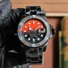 Carbon Diamond Designer Luxury Mens Clone Gradient Watch 40mm Bracelet en acier inoxydable de haute qualité avec veilleuse étanche en verre saphir Montres de luxe