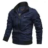 Vestes pour hommes automne coréen hommes veste hommes Baseball mince manteaux hommes Bomber décontracté vêtements pour hommes coupe-vent col montant