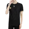 2023 Luxury Mens Designer T Shirt Black White Letter camicie stampate Manica corta Fashion Brand Designer Top Tees Asian M-4XL