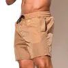 Shorts masculinos desmiit shorts de gado de banho de banho secos de shorts de natação shorts mass de praia shorts esportivos de malha de nadar com baús de natação alinhadas 230421