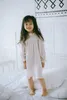 Pajamas Children Girl's Lolita Cotton Ruffled Collar Pajama SetsVintage Kids Dots Pyjamas SetCute Sleep LoungewearChildrens Clothing 231121