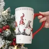 Tazze 600ml Tazza in ceramica di grande capacità per la casa di Natale Tazza per latte e acqua Tazza per latte per ufficio Tazza da tè Simpatico regalo di moda 231120