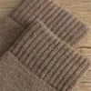 Mens Socks 4 Pairs Autumn Winter Mid Tube Thick Men Thermal Terry Warm Wool Women Solid Color Calcetines 231120