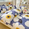 Ensembles de literie nordique Butterfly Set filles garçons enfants Single Double Taille Flat Fleur Fleur Couche de couverture d'oreiller Lit Lit Lit Home Textile