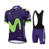 Cycling Jersey Sets Breathable Anti-UV Summer Movistar Team Cycling Jersey Set Sport Mtb Bicycle Jerseys Men's Bike Clothing Maillot Ciclismo Hombre 231120