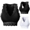 Camisoles Tanks Vrouwen Vest Crop Draadbeha Lingerie Sexy V-hals Ondergoed S-3XL Geen Rugvet