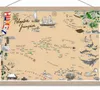 Borderless Art Sea World Mural 60x40cm Sea Map