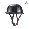 Мотоциклетные шлемы 1x м/л/xl/xxl винтажный шлем с крейсерным шлемом половина лица Яркий автомобильный стиль черный немецкий мотор B0m6