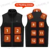 Giacche da uomo Gilet riscaldato in pile da uomo Gilet riscaldato elettrico ricaricabile USB da donna Giacca riscaldata da riscaldamento Caccia esterna Abbigliamento riscaldante T231121