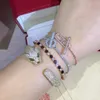 bracelet panthère bracelet à breloques pour homme version émeraude pour femme créateur tête de léopard serti de diamants plaqué or 18 carats cadeau d'anniversaire de style classique avec boîte 018